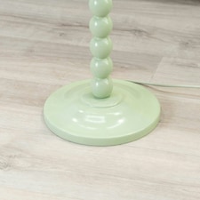 ValueLights Bobbles Sage Green Bobbin Floor Lamp Base