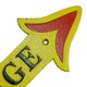 image 3 of Shell Arrow Fuel Cast Iron Sign Plaque Wall Garage Petrol Shop Garage Workshop