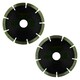 image 1 of 2 PC 115mm Diamond Mortar Raking Disc Set 5.25 & 8mm Cutting Thickness