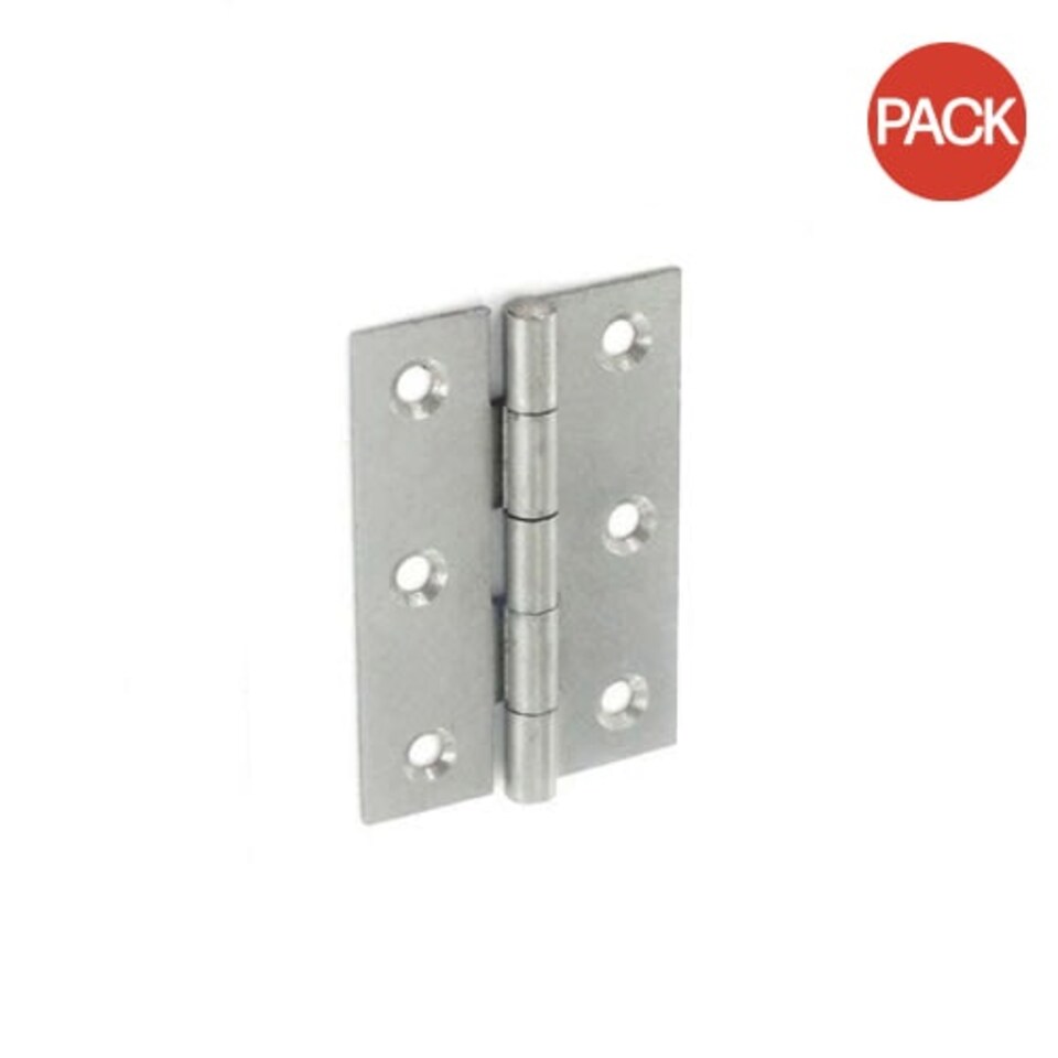 image 1 of Securit Steel Butt Hinges (Pack of 20) - Silver - One Size