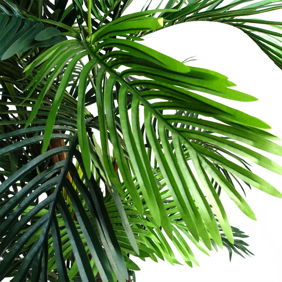 image 1 of Leaf Design 150cm Extra Wide Areca Palm Artificial Tree | Green | 5ft