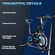 image 8 of HOMCOM 8kg Flywheel Stationary Exercise Bike Cycling Cardio Bike