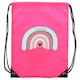 image 1 of Personalised Rainbow Pink Kit Bag Pink