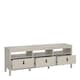 image 6 of Barcelona TV Unit 3 Drawers in Cashmere Cream