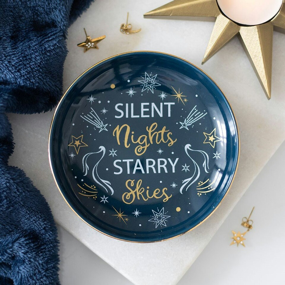 image 1 of Silent Nights Starry Skies Trinket Dish