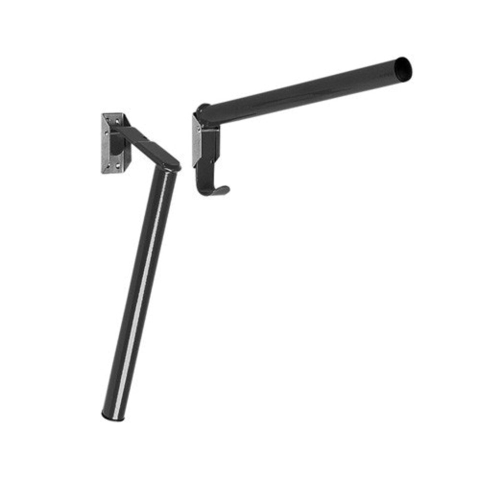 Stubbs Saddle Rack Folding Pole S18P - Black - One Size