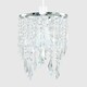 image 3 of ValueLights Clear Acrylic Droplets Silver Ceiling Pendant Shade