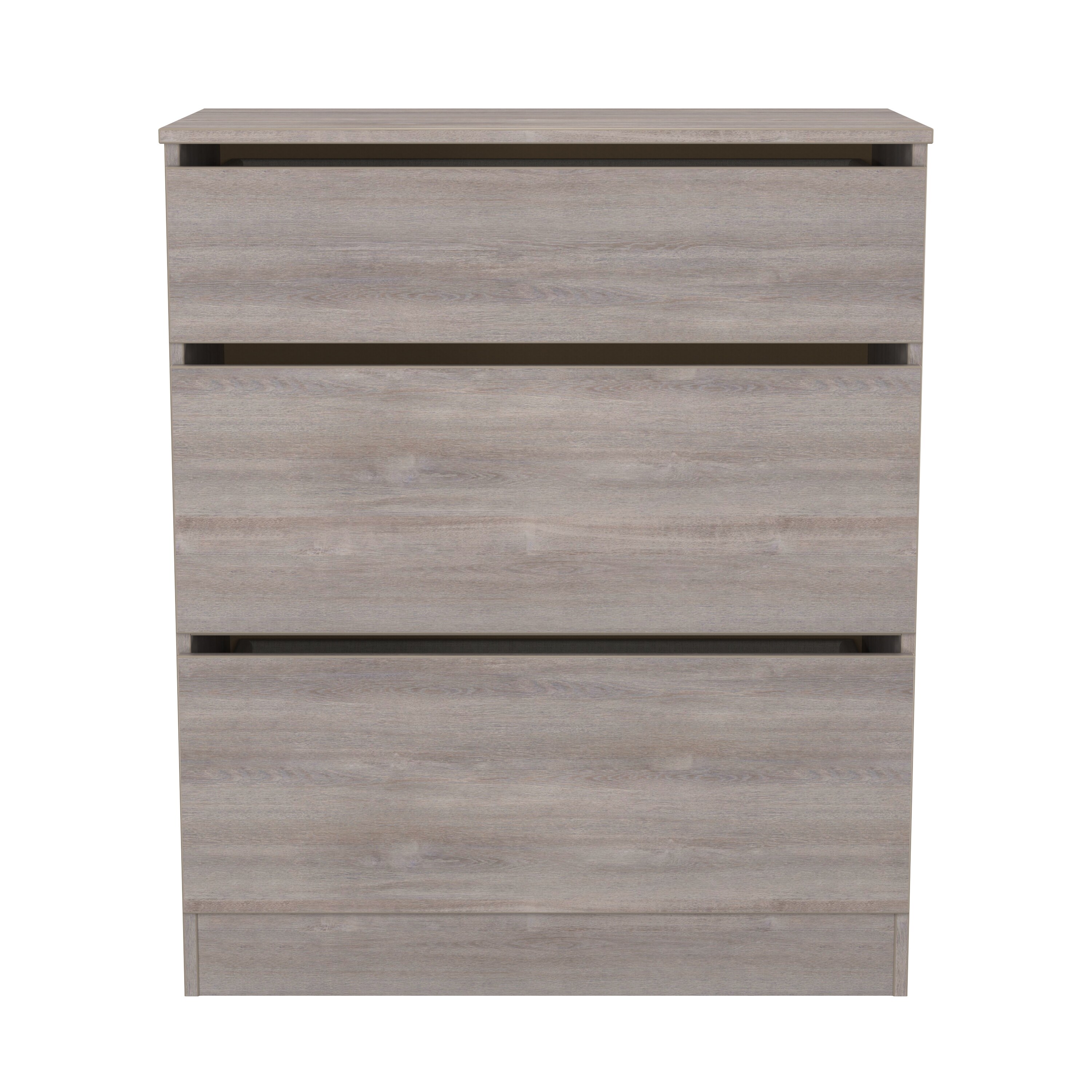 Crosby 3 Drawer Deep Chest in Grey Oak