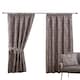 image 3 of Tegola Pencil Pleat Curtains - Grey - 229cm x 229cm