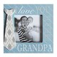 image 1 of I love you You're the best Grandpa Wooden Photo Frame