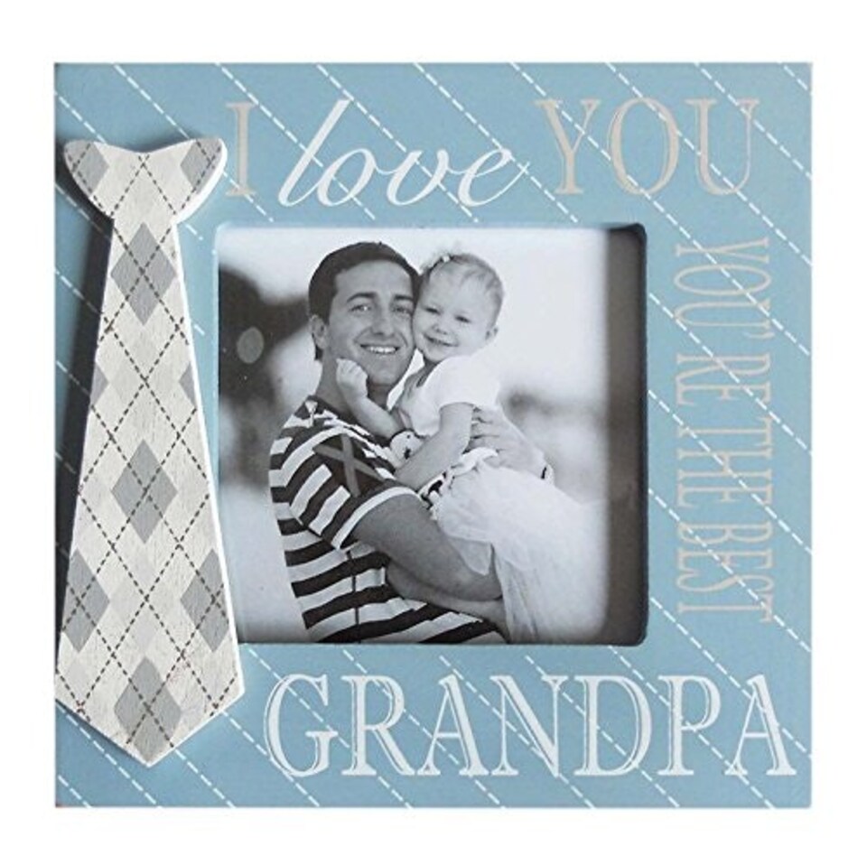 image 1 of I love you You're the best Grandpa Wooden Photo Frame