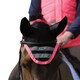 image 2 of Weatherbeeta Reflective Horse Ear Bonnet - Pink/Black - Pony