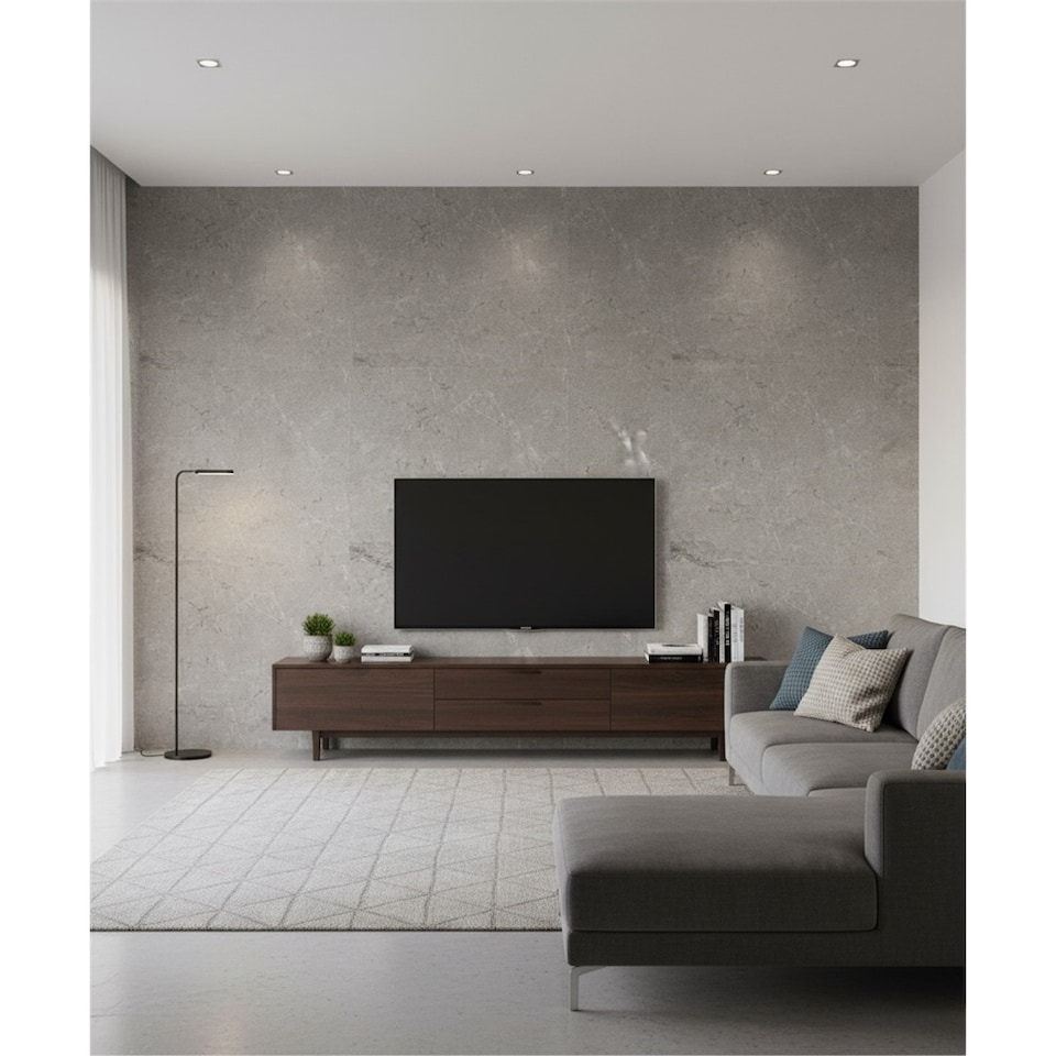 image 1 of Opalus Marble Ivory Matt Porcelain Tile (9 Pack - 3 Box - 3.21m2 ) - Lounge - Floor & Wall Tile -Based on Turkish Silver Marble
