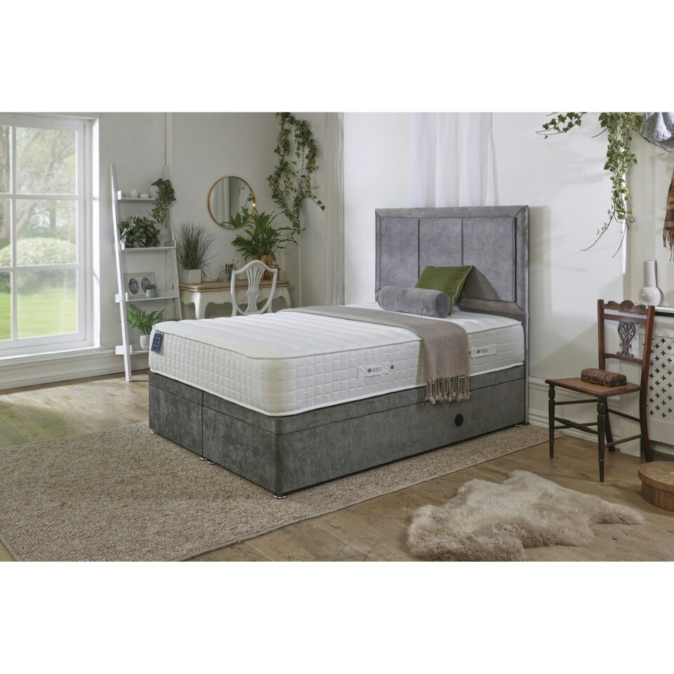 image 1 of Oxford 1000 Pocket Sprung Mattress 25cm Single White | Single