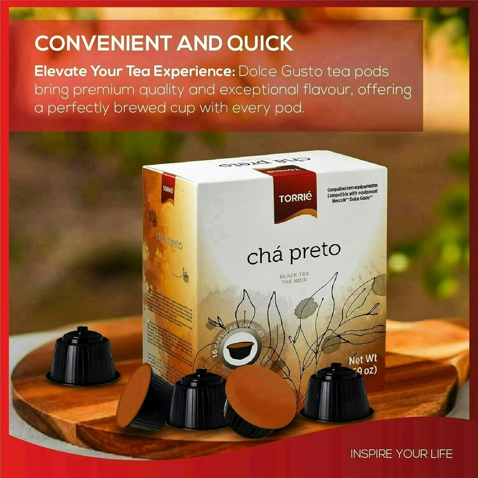 image 1 of Black Tea - Dolce Gusto ® Compatible Coffee Machine Capsules (16 Pods)