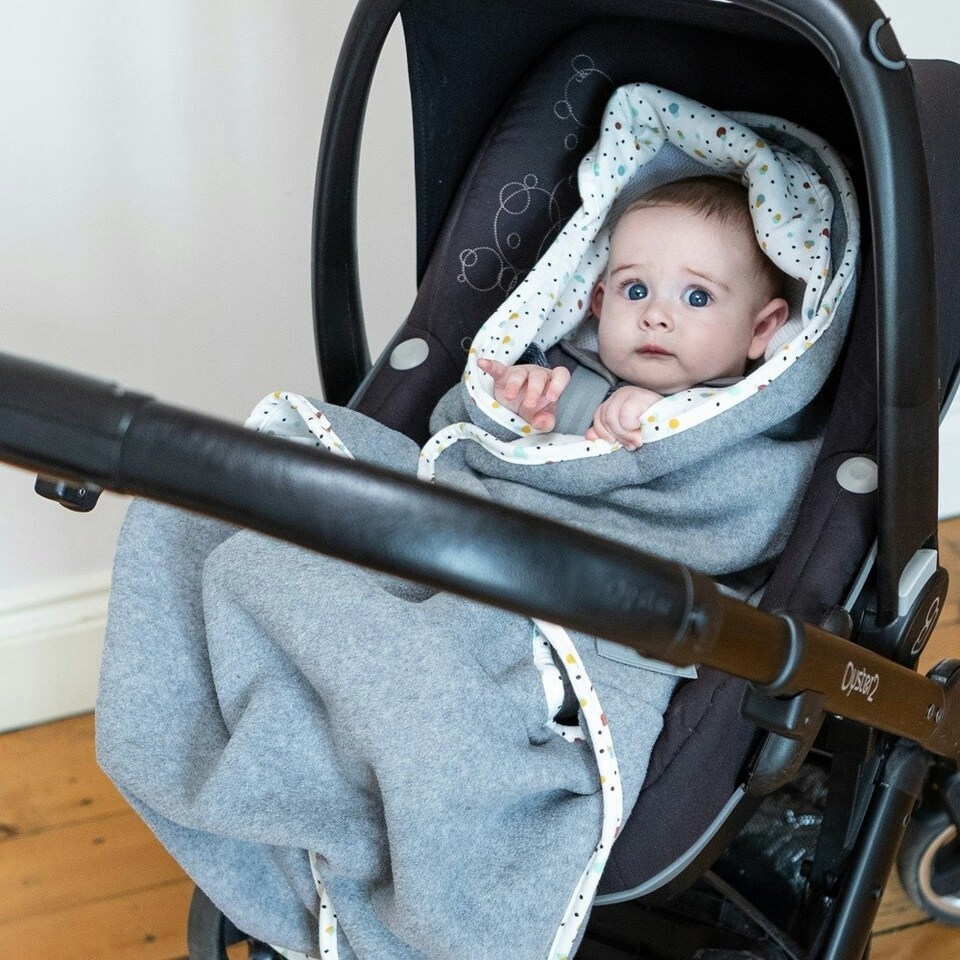 image 1 of Purflo Cosy Wrap Travel Blanket - Scandi Spot