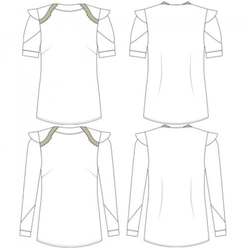 image 1 of You Made My Day February Origami Blouse & Dress Paper Sewing Pattern – Women’s Dresses & Tops, UK Sizes 6–22, Intermediate