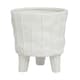 image 1 of Interiors by Premier Stylish Design White Large Planter, Lightweight Large Garden Flower Pot, Versatile Planter For  Plants White