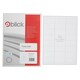 image 4 of Blick 24 Per Sheet 100 Sheets, 63.4mm x 33.9mm, Rectangular, White, 2400 Labels