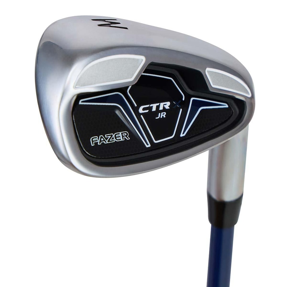 image 1 of Fazer Junior CTRX Age 6-8 4-Piece Golf Stand Bag Package Set - Blue