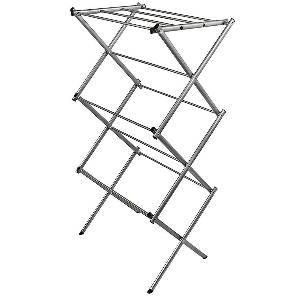 image 1 of Home Vida 3 Tier Metal Clothes Airer Freestanding Drying Rack