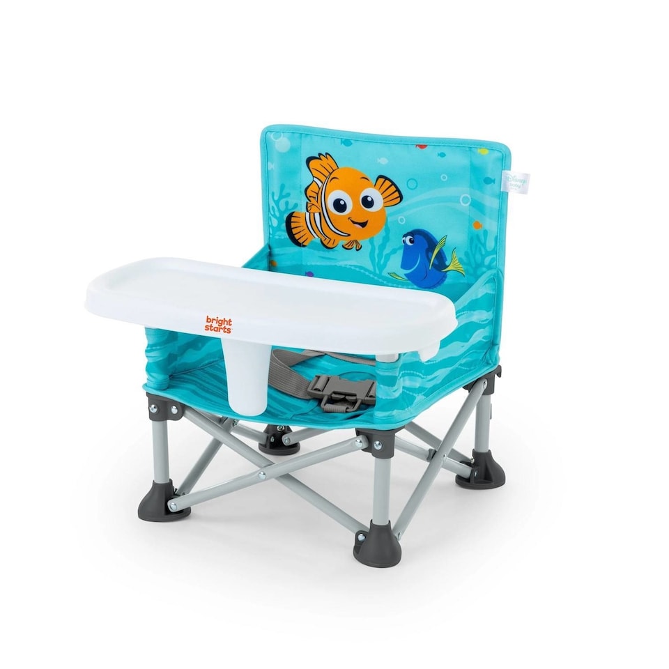 image 1 of Bright Starts Disney Finding Nemo Pop N Sit Portable Booster Seat 6 - 36 months