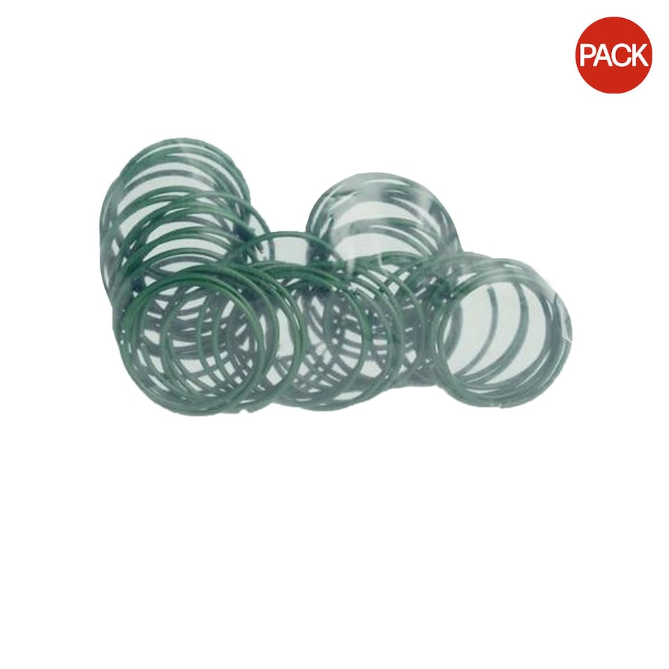 image 1 of Ambassador Coated Plant Rings (Pack of 50) - Green - One Size