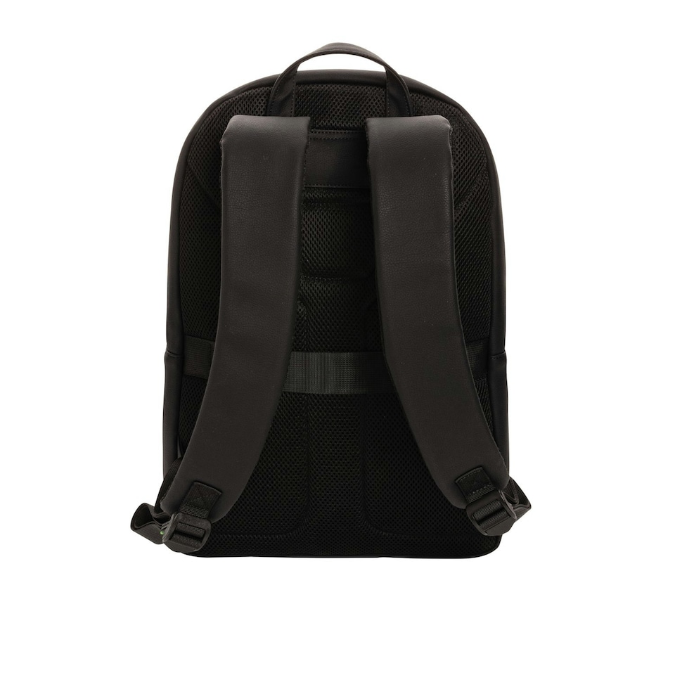 image 1 of Swiss Peak Deluxe PVC Free Laptop Backpack - Black - One Size Black