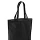 image 2 of Brand Lab Plain Organic Oversized Tote Bag - Black - One Size Black