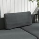 image 8 of Outsunny HDPE Garden Furniture Sets with Cushions, Table, L-Shaped Sofa, Grey