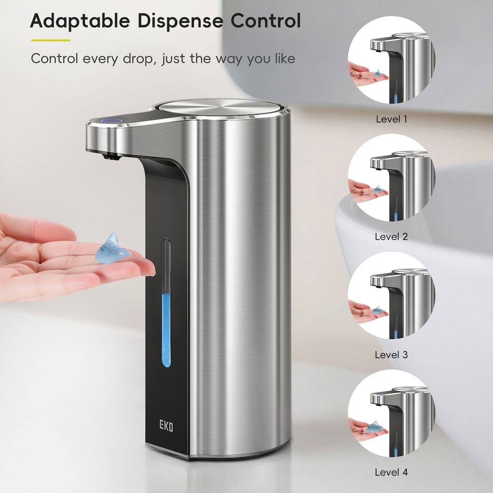 image 1 of Aroma Pro Smart Soap Dispenser Stainless Steel | Silver | Stainless Steel