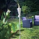 image 7 of Harbour Housewares Metal Garden Torches - Cone - Silver - Pack of 6
