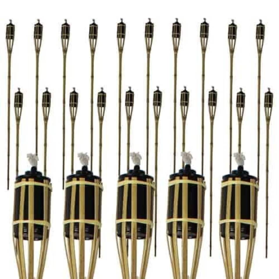 image 1 of Natural Bamboo Torch 120cm - Pack of 25