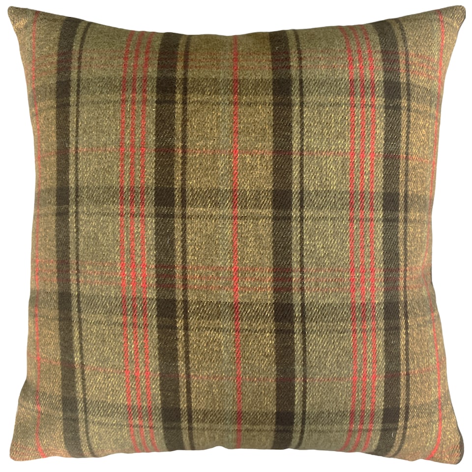 image 1 of Evans Lichfield Hunter Highland Cow Square Cushion, Multicolour, 43 x 43cm