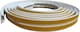 image 3 of Exitex Self Adhesive V Strip Seal 5m Draught Proofing Rubber (White) | White | White