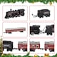 image 6 of Deluxe Edition Steam Train Set – Electric Classic Locomotive Toy with Lights, Real Smoke & Sounds