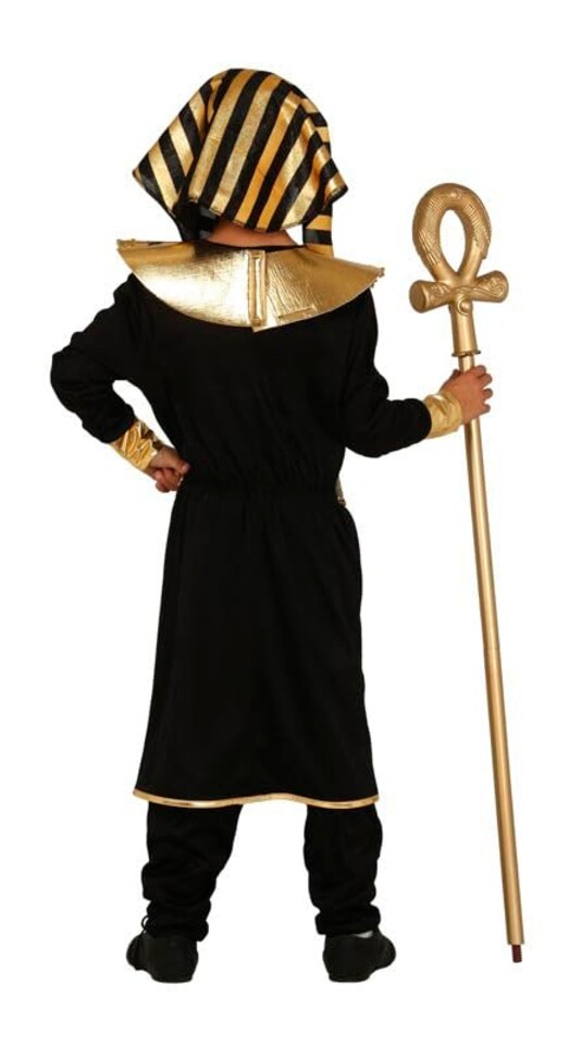 image 1 of Fancy Dress Child Egyptian Black Gold - 7-9 Years