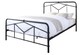 image 1 of 5ft King Size Retro bed frame,black,metal.Rustic,industrial tubular | Black | King