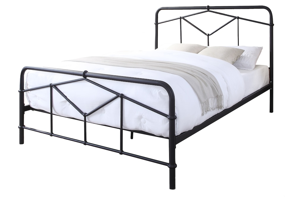 image 1 of 5ft King Size Retro bed frame,black,metal.Rustic,industrial tubular | Black | King