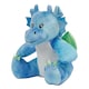 image 4 of Mumbles Mini Dragon Plush Toy - Blue - M