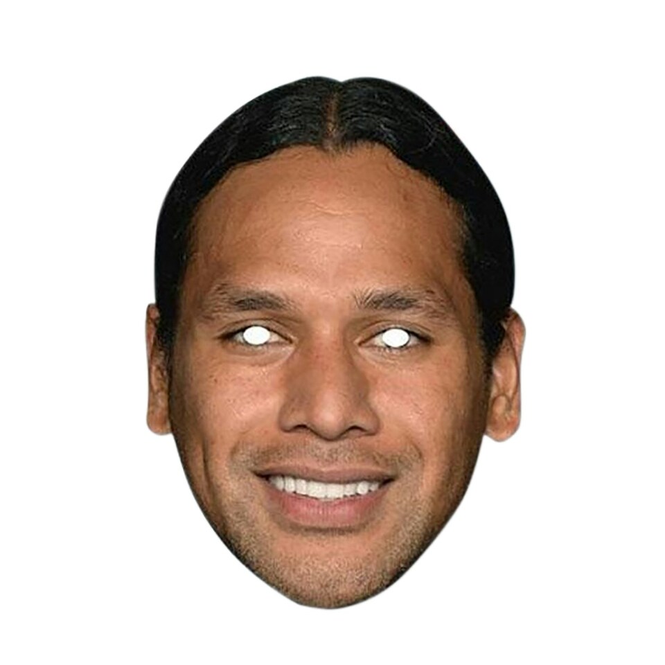 image 1 of NFLPA Troy Polamalu Mask - Multicoloured - One Size