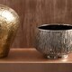 image 2 of Hesper Small Silver Ceramic Planter Silver