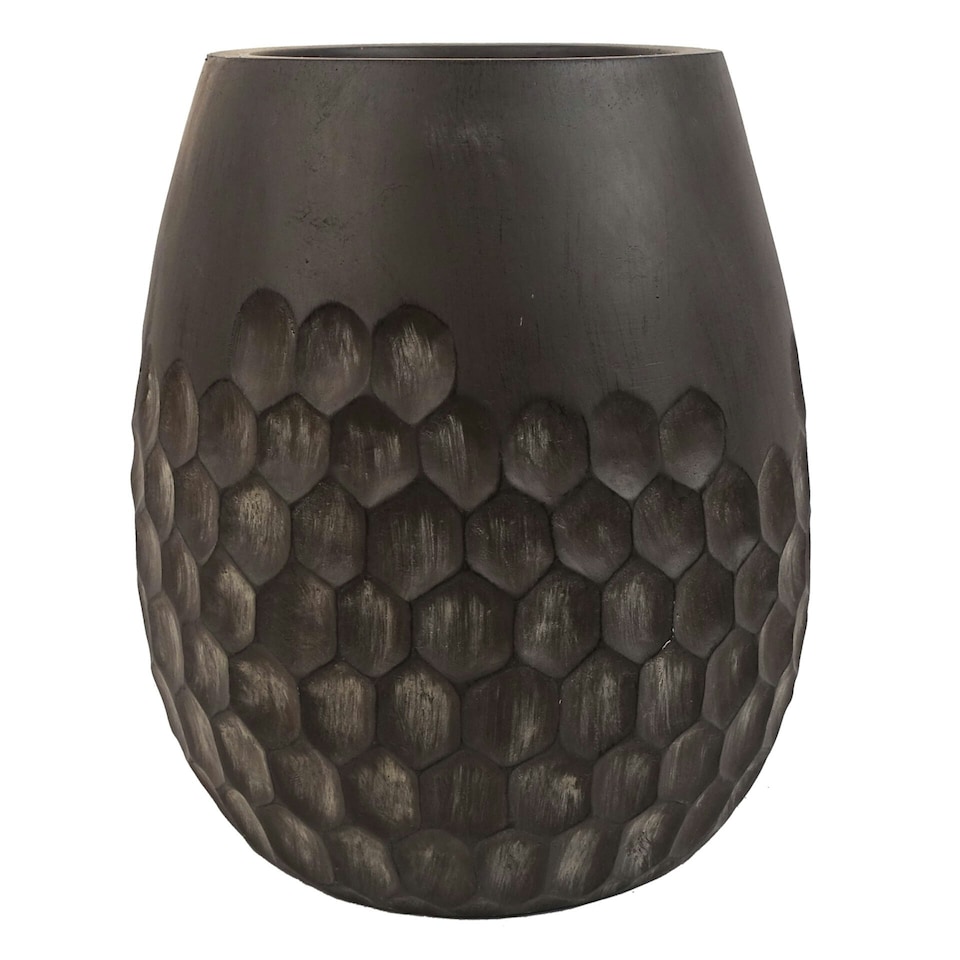 image 1 of 32cm x 27cm Honeycomb Planter Composite Plant Pot