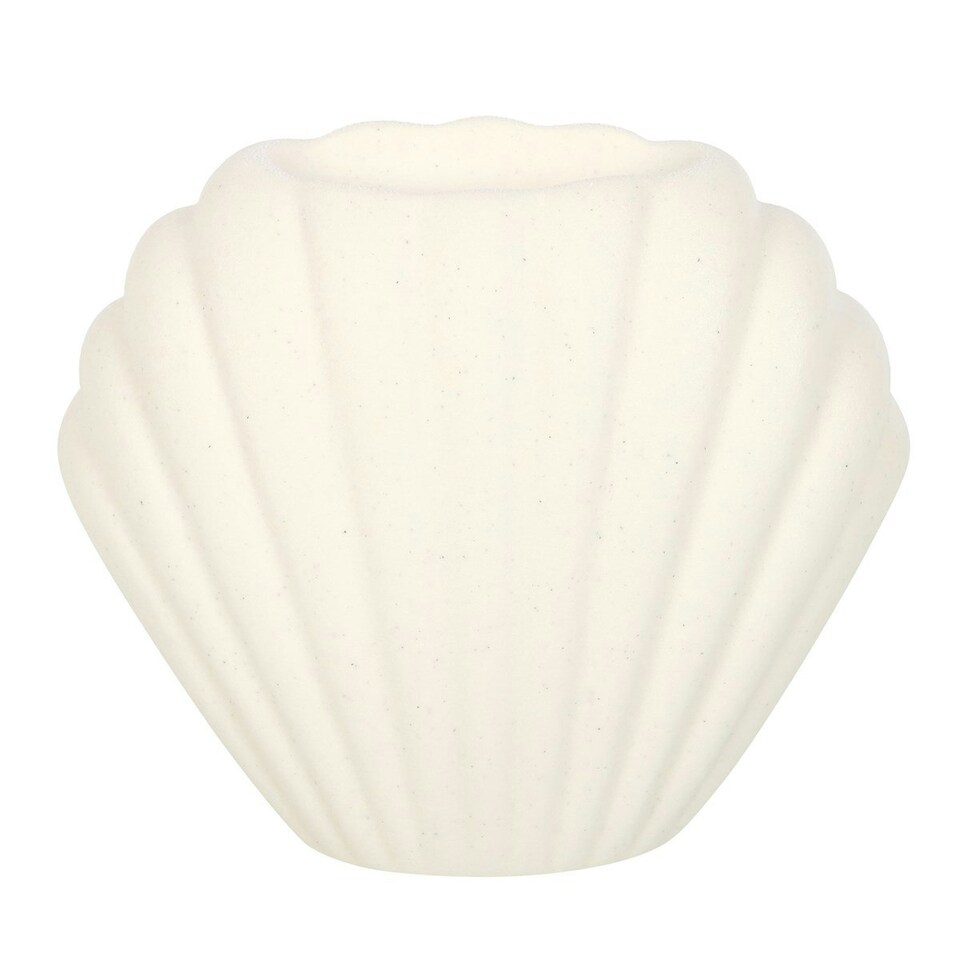 image 1 of Something Different Seashells Oil Burner - Neutral Stone - One Size