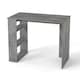image 10 of COSTWAY Computer Desk 90cm Study Desk Wooden Desk Grey