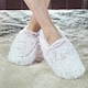 image 3 of Warmies Microwavable Slippers One Size Marshmallow Pink