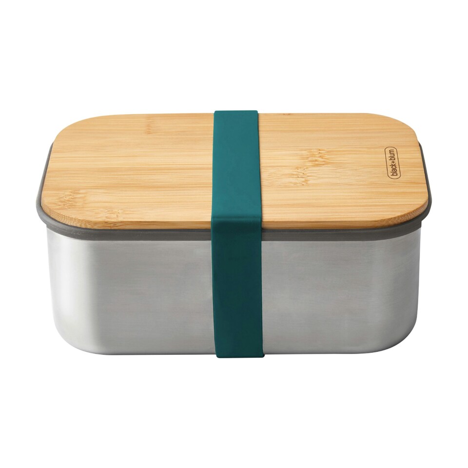 image 1 of Black + Blum Stainless Steel Large 1.25L Lunch Box - Turquoise - One Size