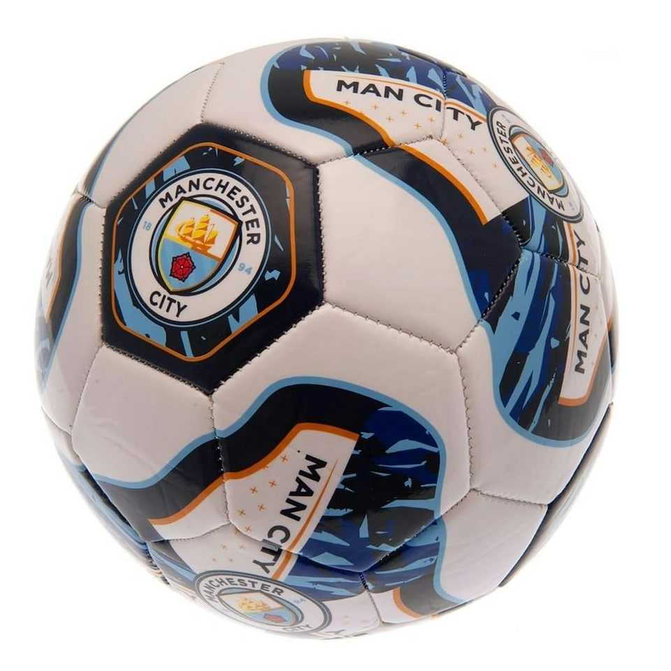 image 1 of Manchester City FC Tracer Football Size 5 White