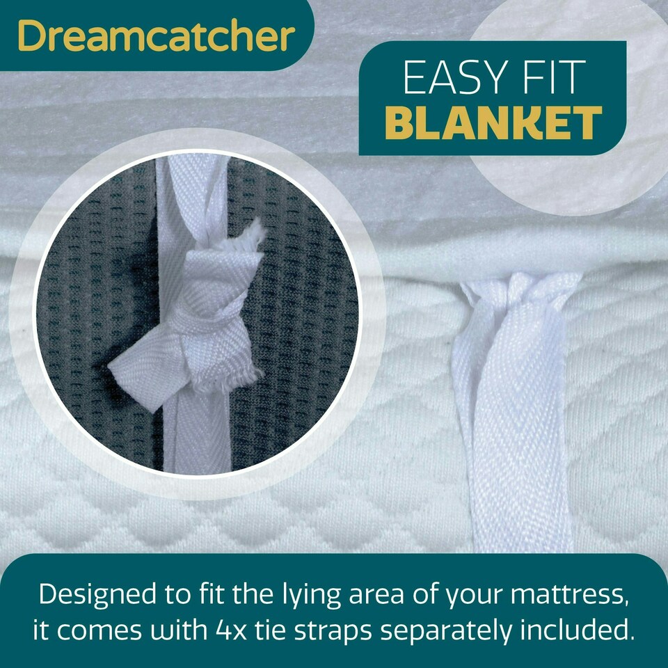 image 1 of Dreamcatcher Single Electric Under Blanket Heated Fitted Cover Single Control