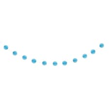 Powder Blue Honeycomb Ball Garland - 213cm